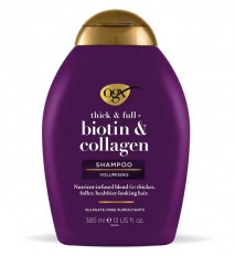 OGX Thick & Full+ Biotin & Collagen pH Balanced Shampoo 385ml