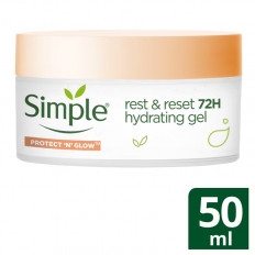 Simple Protect 'N' Glow 72h Hydrating Gel Rest and Rese
